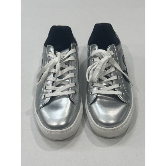 Disney Mickey Mouse Silver Character Sneakers Shoes Womens 9 - Picture 6 of 8